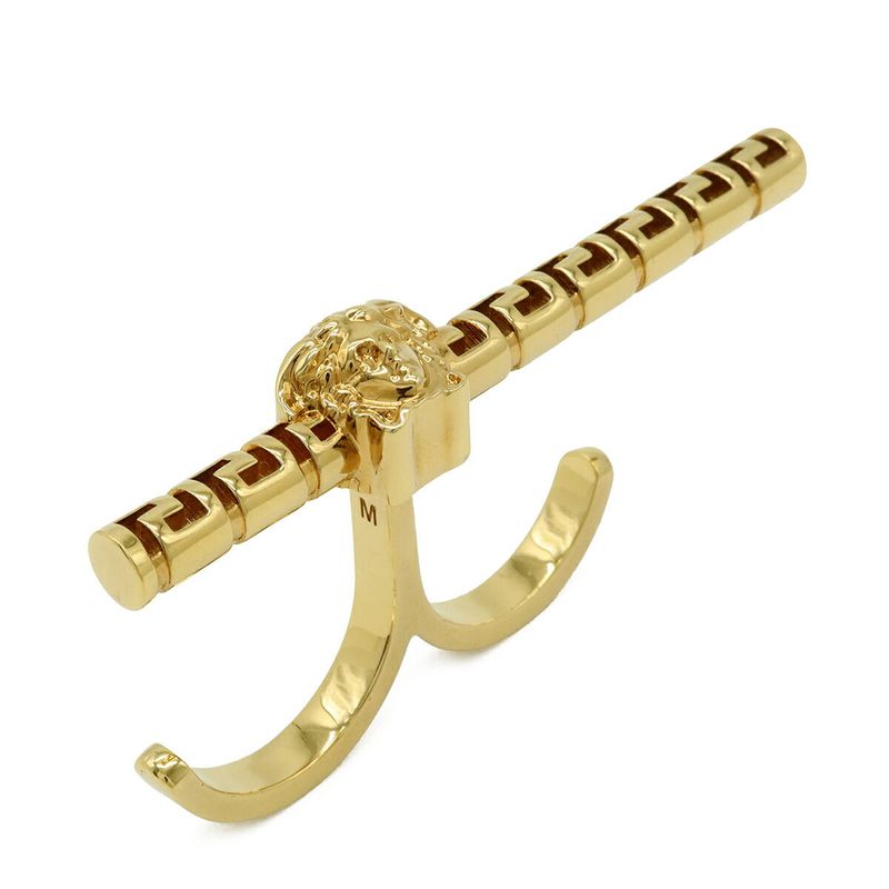 Versace Medusa Greca Double Ring Gold